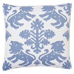 Schumacher Regalia in Blue & White 18" Pillow