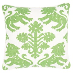 Schumacher Regalia in Green 18" Pillow