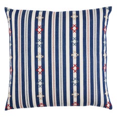 Schumacher Rhodes Stripe 22" Pillow