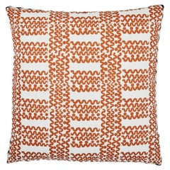 Schumacher Rockpool in Nutmeg 20" Pillow