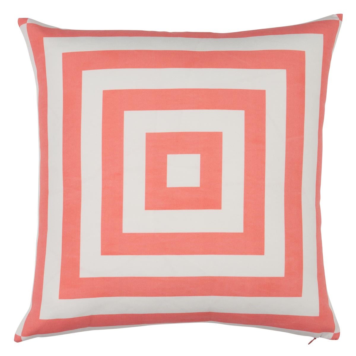 Roxbury I/O Pillow in Coral, 20" For Sale