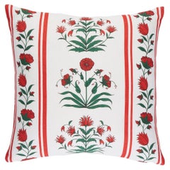 Coussin à rayures Royal Poppy 18 "