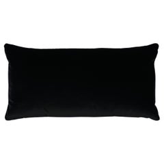 Schumacher Sabi Tiger Velvet 24x12" Pillow in Java