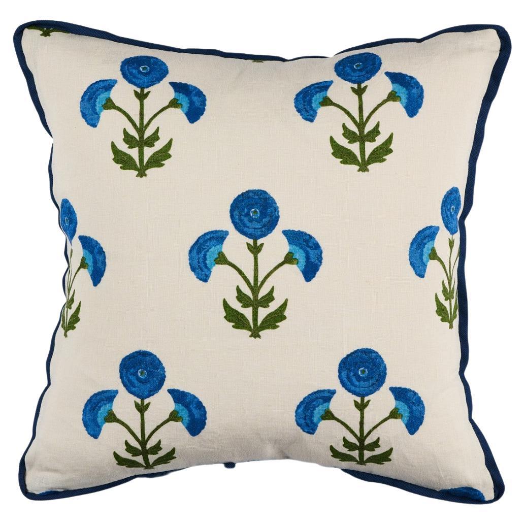 Schumacher Saranda Flower 20" Pillow For Sale