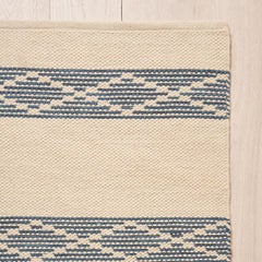Schumacher Sequoia Stripe 9' x 12' Rug In Blue