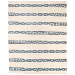 Alfombra Schumacher Sequoia Stripe 9' x 12' Azul