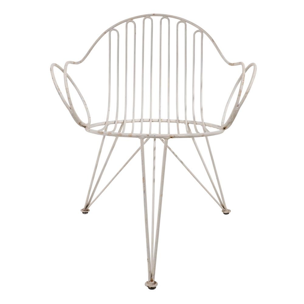 Schumacher 4er-Set schmiedeeiserne Gartenstühle von Mauser Werke Waldeck (Französische Provence)