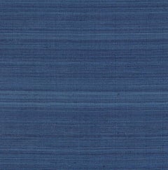 Schumacher Shaded Silk Wallpaper in Sapphire