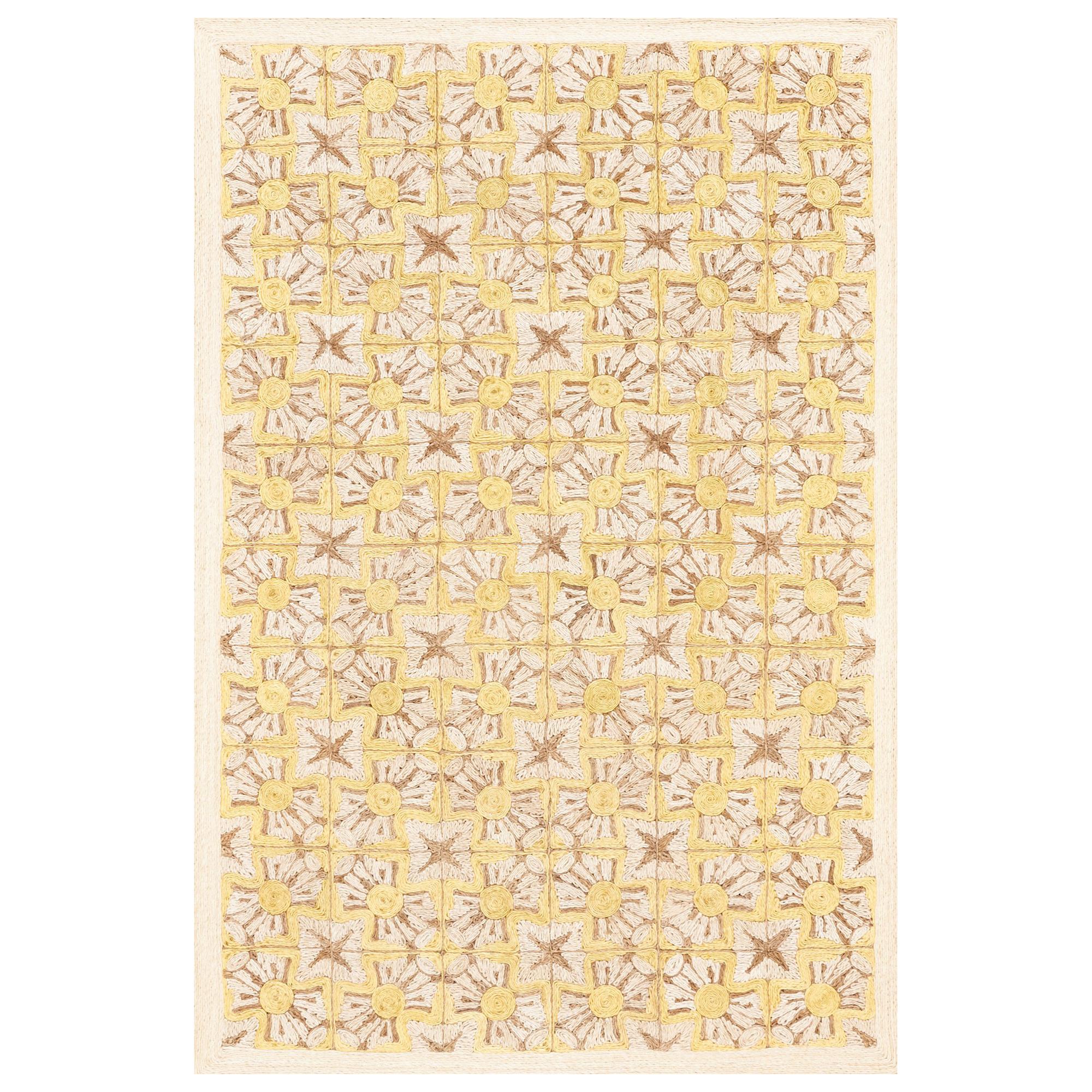 Tapis Schumacher Sintra en Abaca enduit à la main par Patterson Flynn en vente