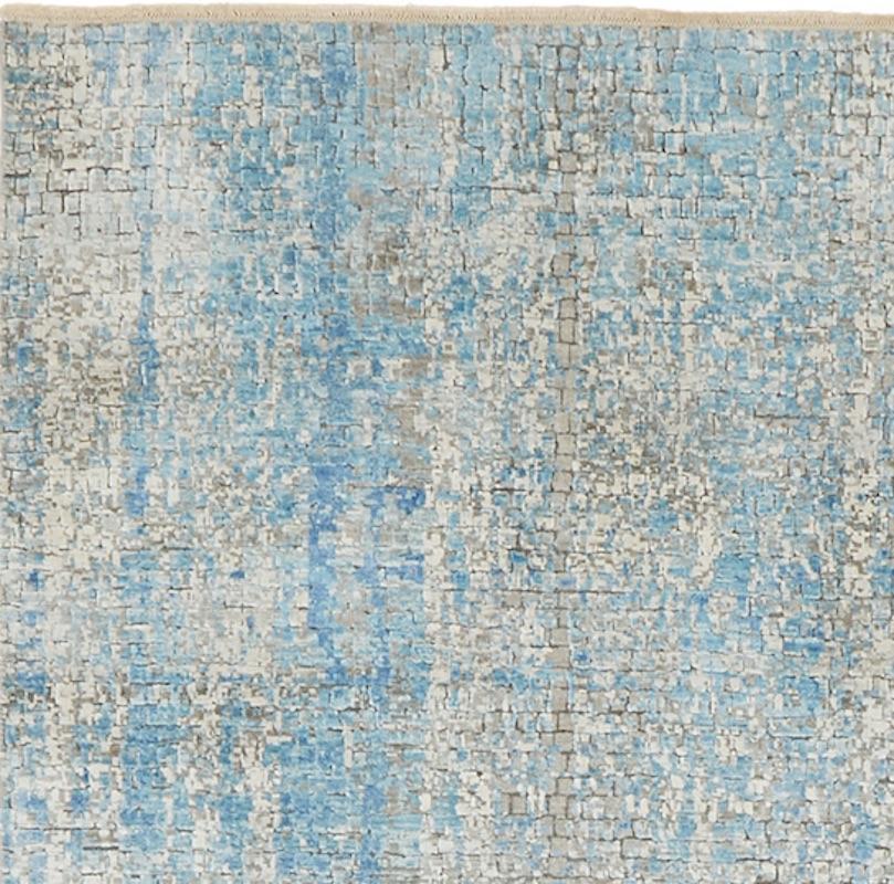 Modern Schumacher Small Midday Rug in Hand-Knotted Wool by Patterson Flynn Martin