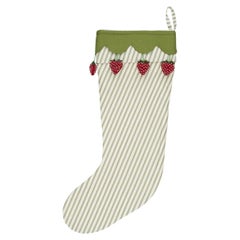 Schumacher Strawberry Jam Christmas Stocking