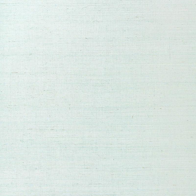 Schumacher papier peint Suwon Sisal couleur surf argenté