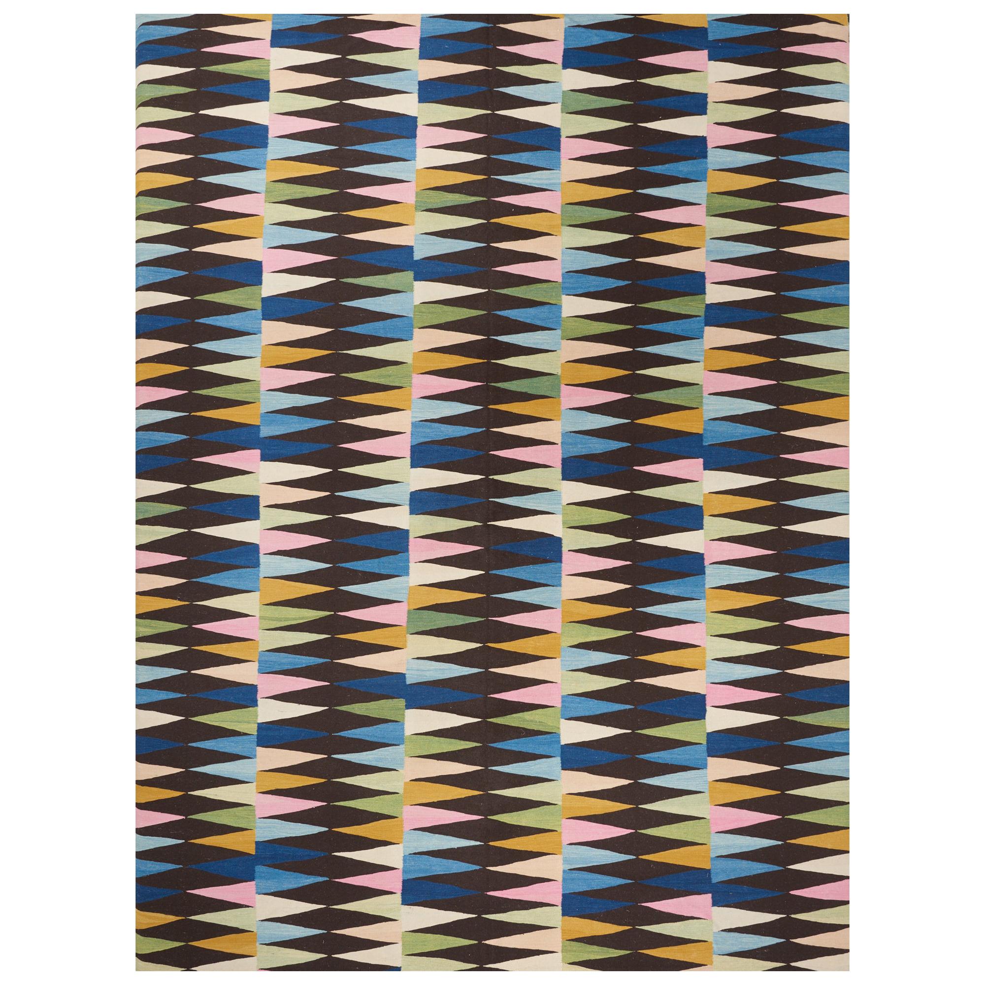 Schumacher Talva Handwoven Area Rug in Wool, Patterson Flynn