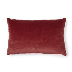 Schumacher Temara Embroidered Print Pillow in Spice