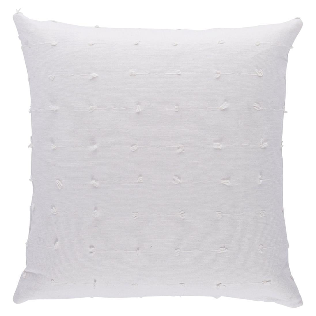 Schumacher Teton 20" Pillow In Snow For Sale