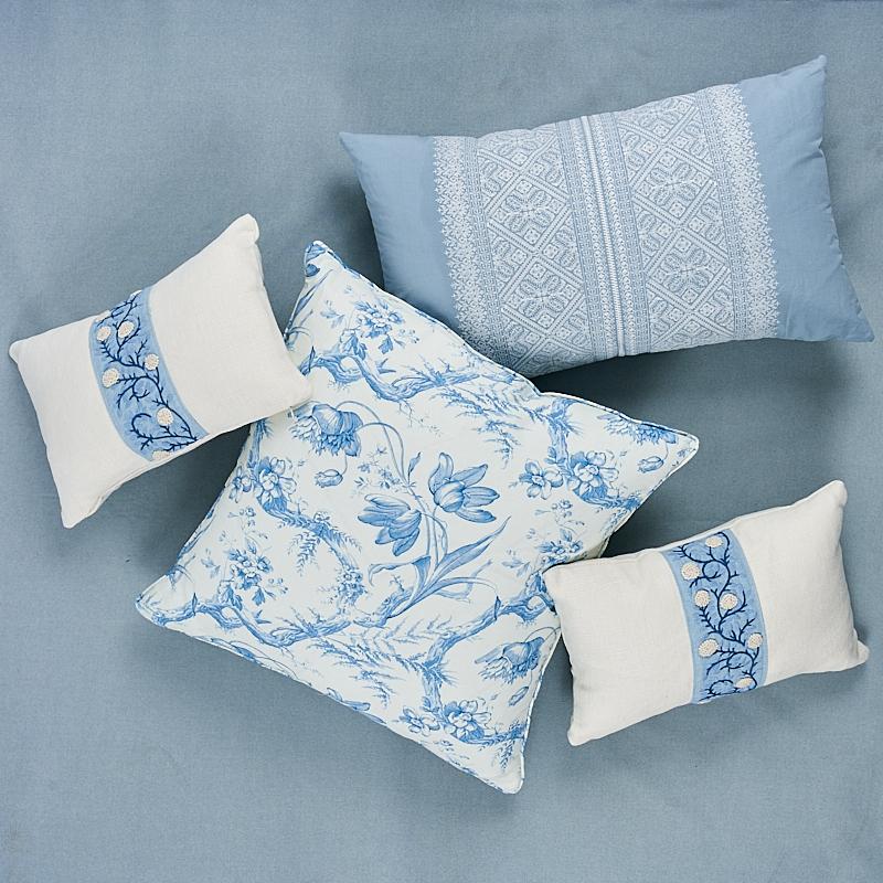 Stile provenzale Cuscino Schumacher Toile de Fleurs 22