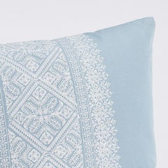 Schumacher Toledo 26" Lumbar Pillow in Chambray