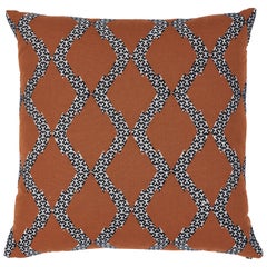 Schumacher Topi Pillow in Sienna