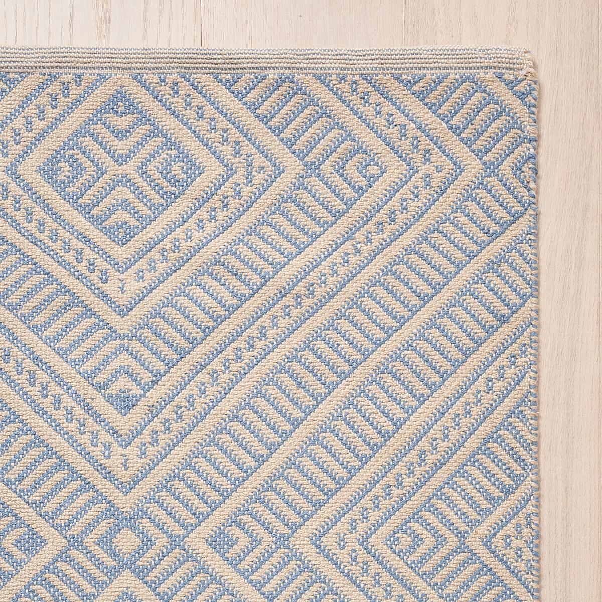 This rug will ship in December. Made of soft yet super-durable PET, Tortola is as stylish as it is practical. Inspired by one of our bestselling indoor/outdoor textiles, this large-scale concentric diamond rug makes a smart statement while resisting
