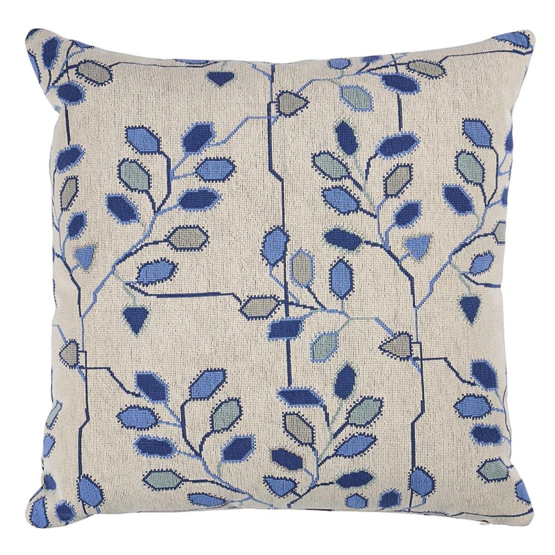 Schumacher Tumble Weed Epingle 22" Pillow In Delft Blue