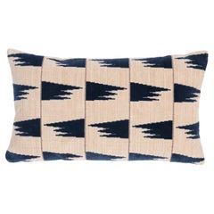 Schumacher Tutsi 20 x 12" Pillow in Blue