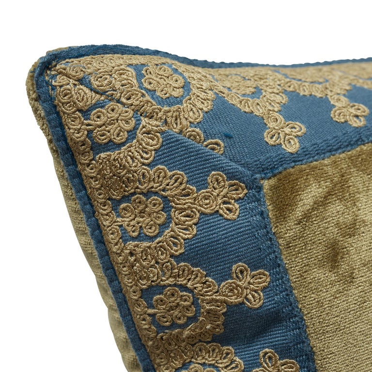 Schumacher Venetian Silk Velvet Hazel Lumbar Pillow For ...