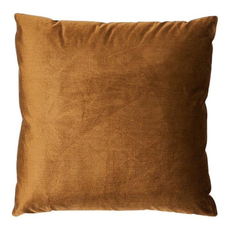 Almohada Schumacher de terciopelo de seda veneciana en visón 24