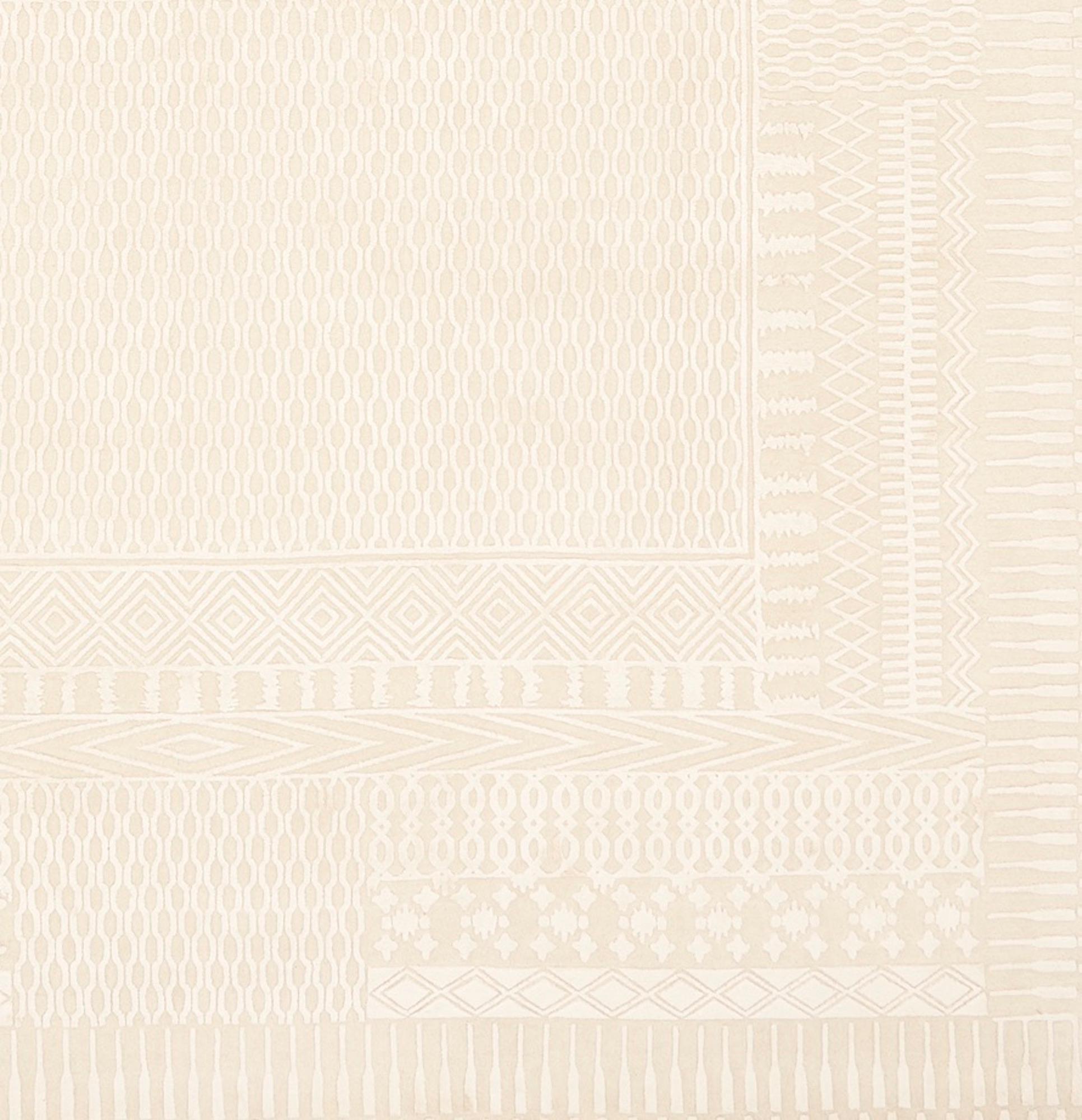 Schumacher Ventanas-Teppich aus handgeknüpfter Wolle und Seide von Patterson Flynn (Indisch)