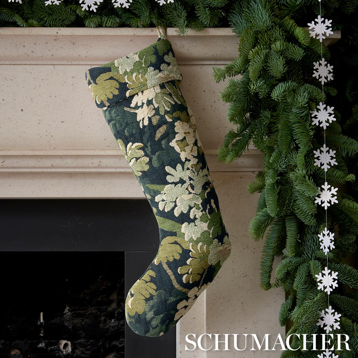 Schumacher Calza Verdure in Pavone In condizioni Nuovo in vendita a New York, NY