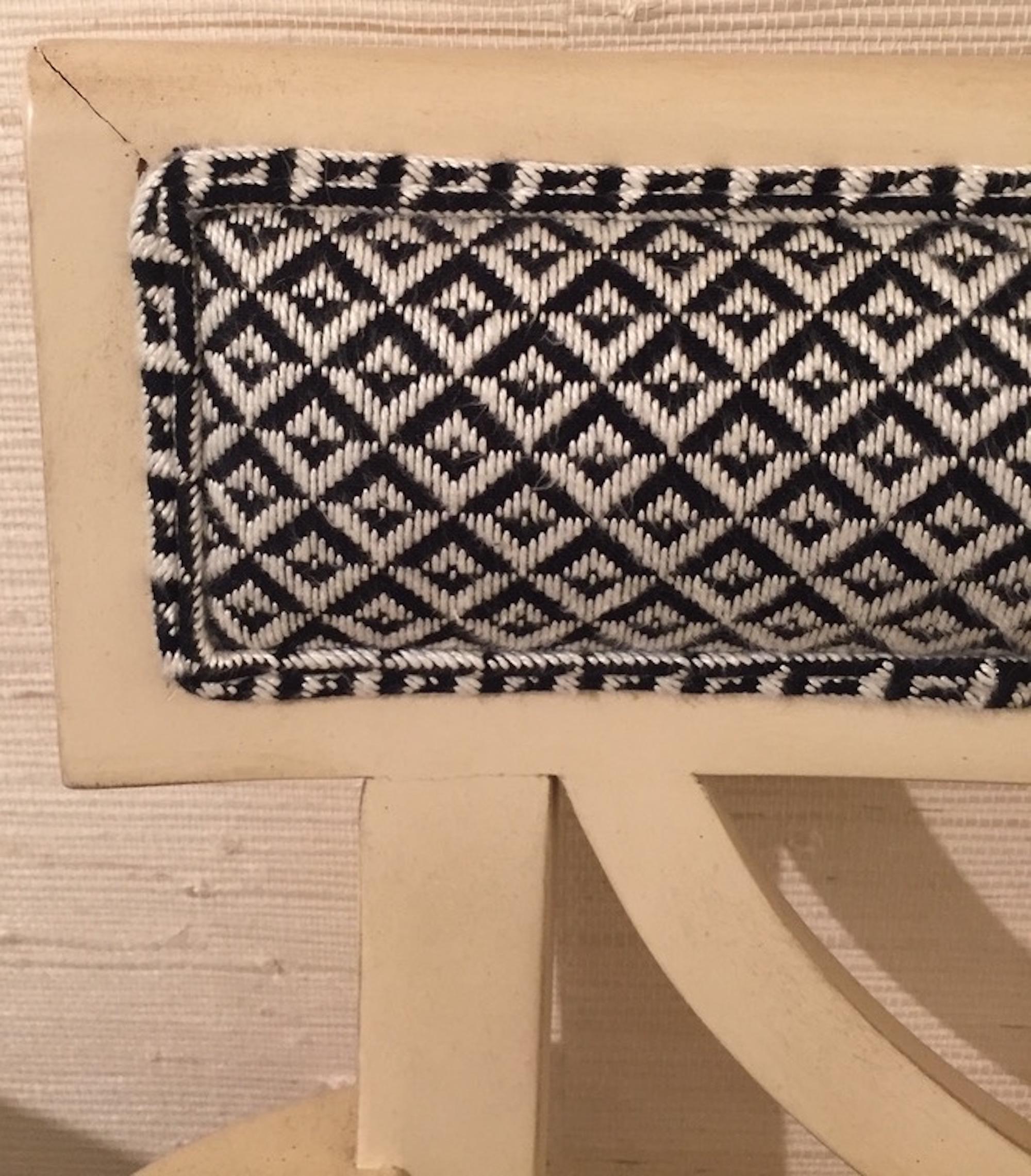 Cotton Schumacher Westminster Armchair in Jamison Black Fabric- Sample
