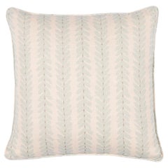 Schumacher Woodperry 18" Pillow in Aqua