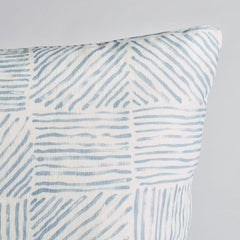 Schumacher x Caroline Z Hurley Katama 20" Pillow In Sky
