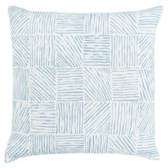 Schumacher x Caroline Z Hurley Katama 20" Pillow In Sky