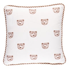 Schumacher x Marie-Chantal Print 16" Pillow in Ivory