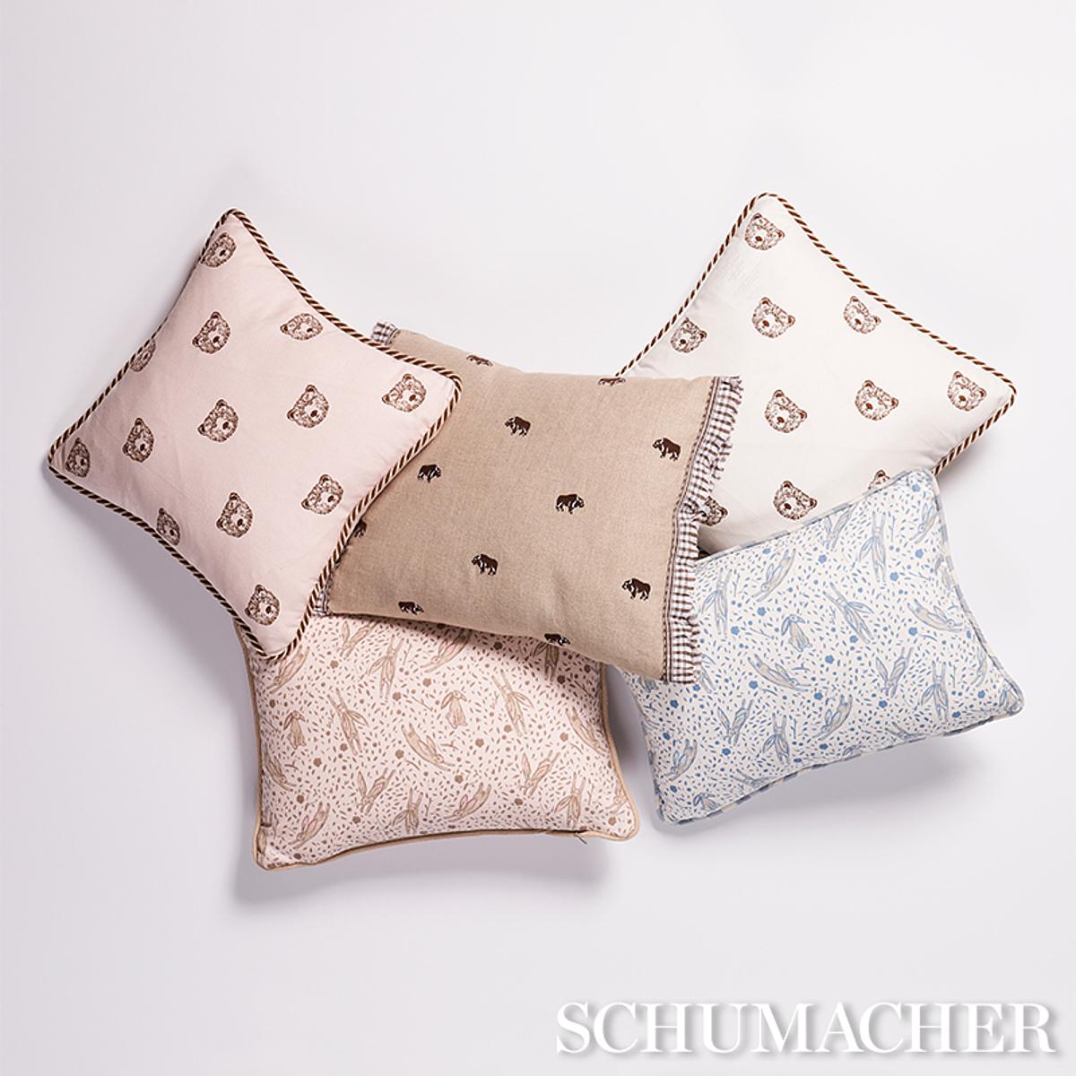 Modern Schumacher x Marie-Chantal Rabbit Print 16 x 12