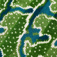 Schumacher X Timothy Corrigan Corail Velvet Emerald Two-Sided Pillow