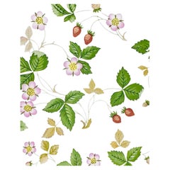 Carta da parati Schumacher x Wedgewood Wild Strawberry, Collectional, 1972