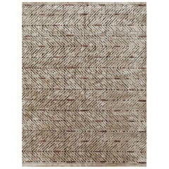 Schumacher Yoruba Area Rug in Hand-Woven Wool & Silk by Patterson Flynn Martin