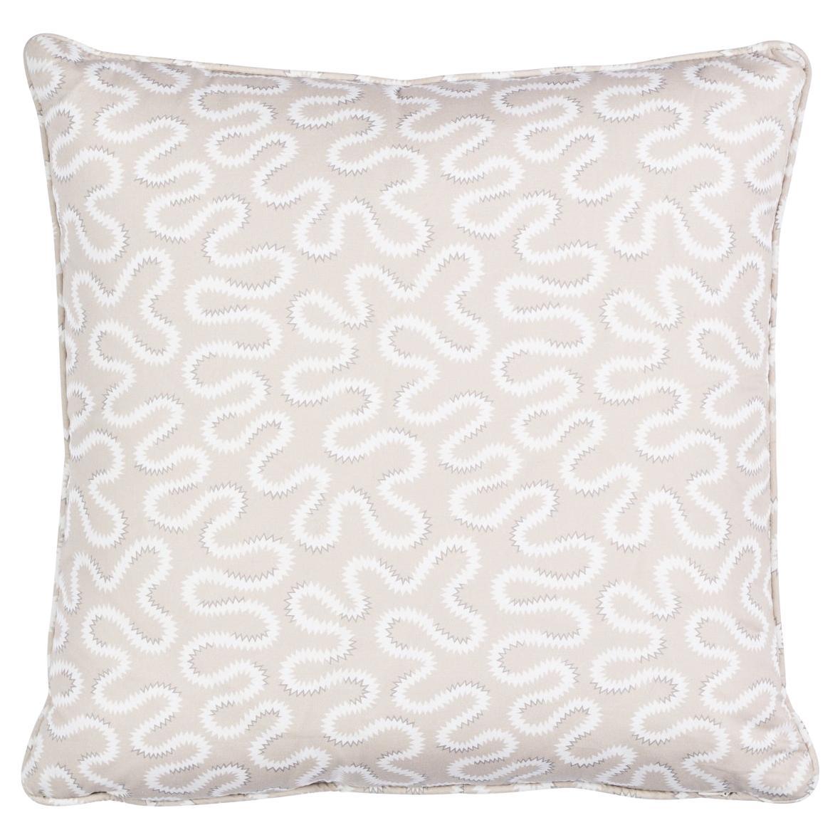 Schumacher Zoelie 18" Pillow in Natural For Sale