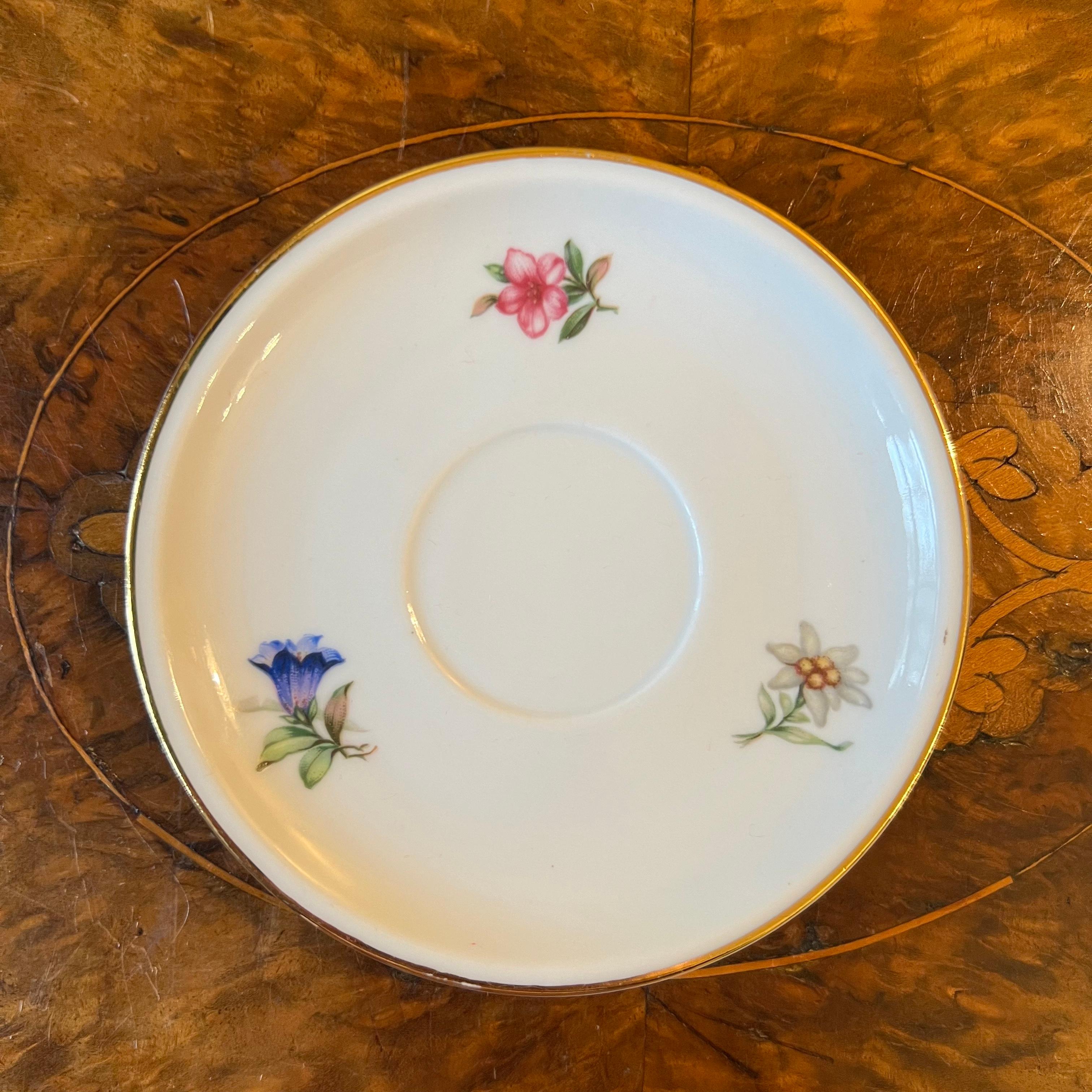 Schuman Arzbery Floral Coffee Cup & Saucer For Sale 2