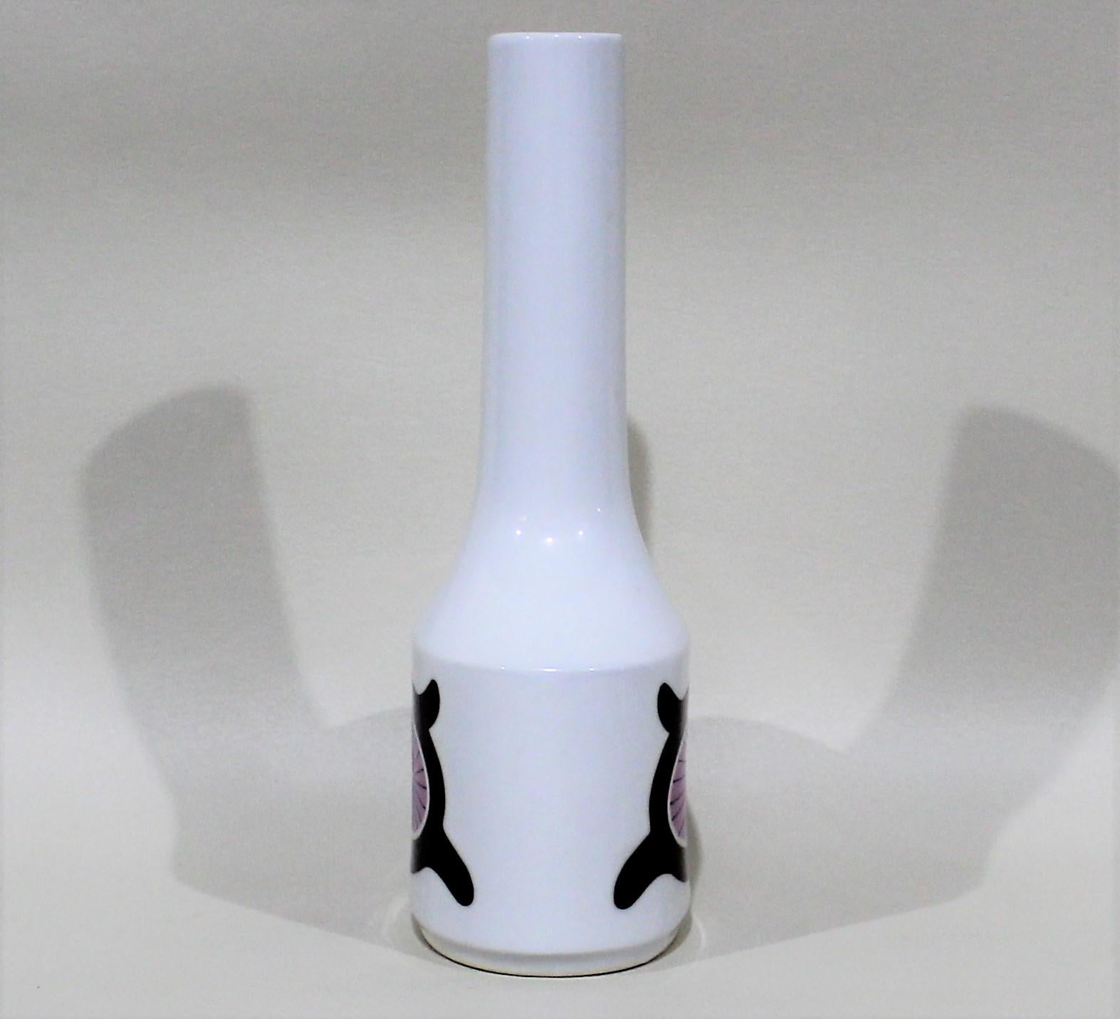 Vaso in ceramica Pop Art di Schumann Arzberg, metà del secolo scorso In condizioni ottime in vendita a Hamilton, Ontario