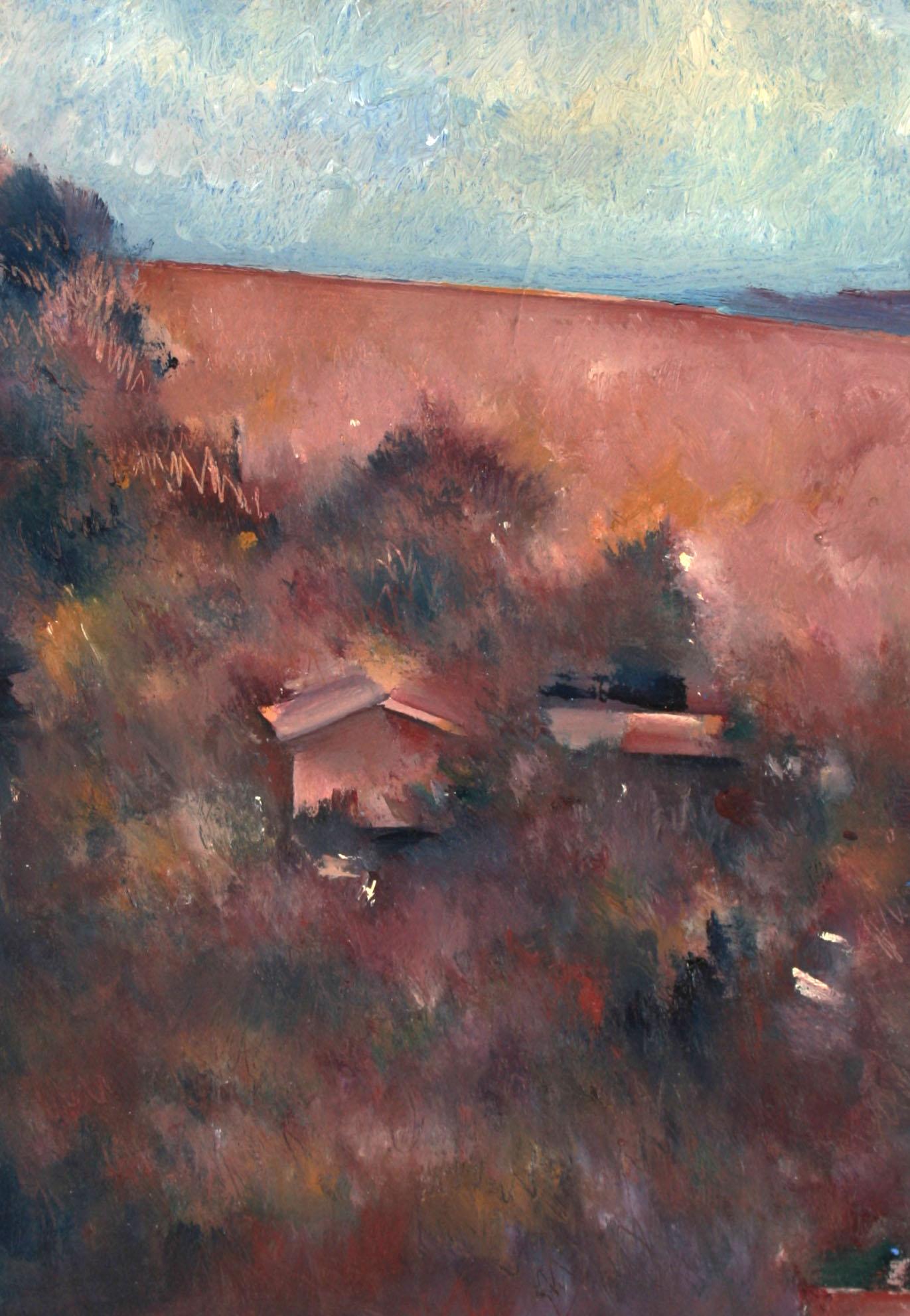 Schuyler Standish Landscape Painting - 20th Century Petite California Landscape in Oil