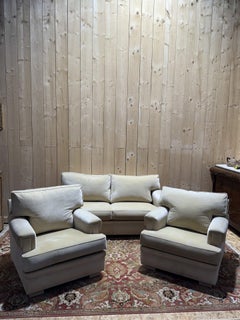 SCHWARTZ lounge suite with sofa and two armchairs