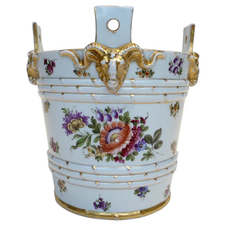 Cache-pot Ancien En Laiton Avec Poignées – 13x7 Cm – Style Rétro Déco