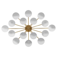 Schwung Orion Oval Chandelier, Brass & Glass, Modern Design, 1900