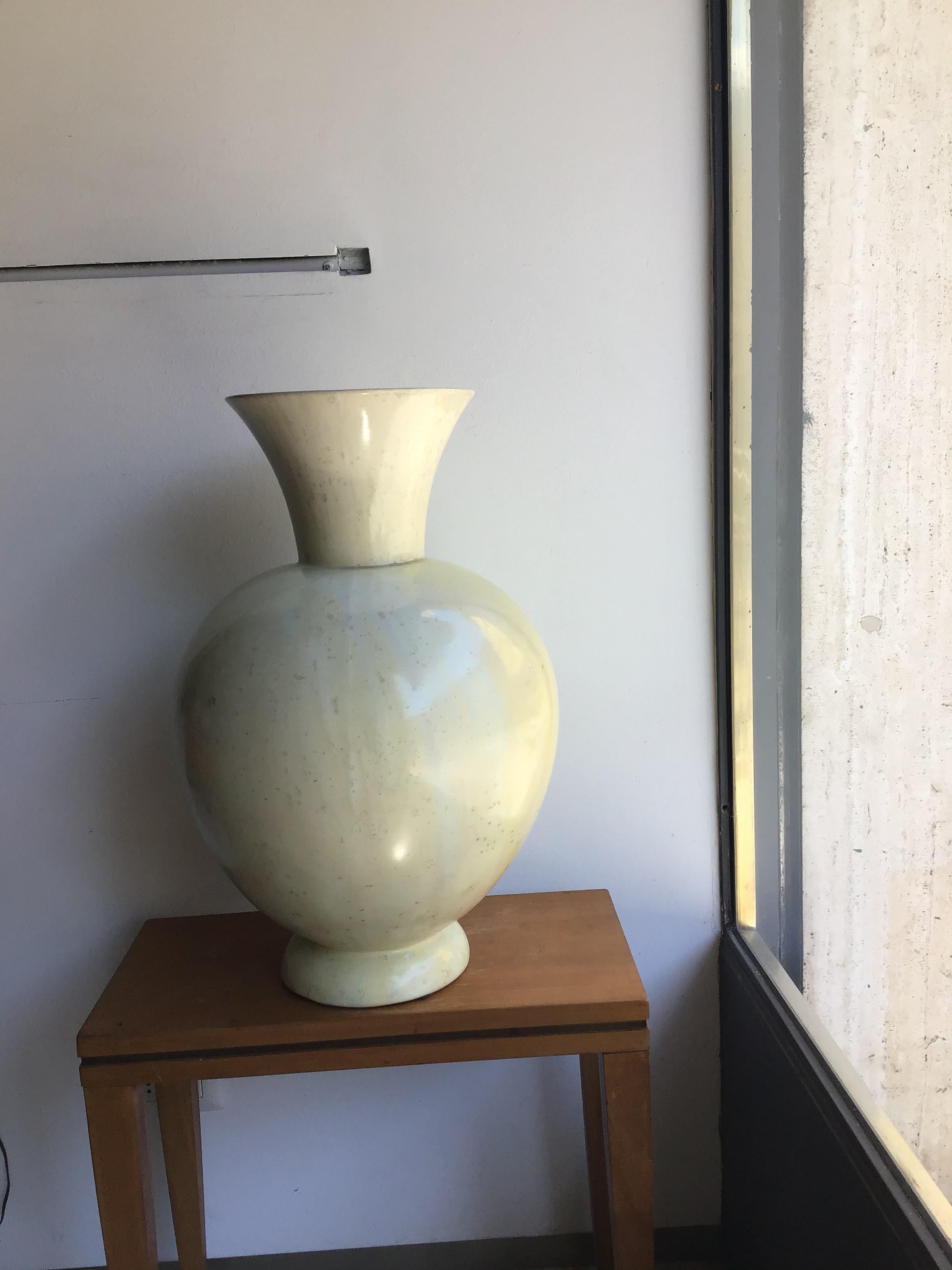 S.C.I. Laveno Vase “Guido Andlovitz “Ceramic, 1930, Italy In Good Condition In Milano, IT