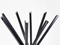 "Sciangai" Folding Coat Hanger in Black Ash Design De Pas, D'urbino for Zanotta