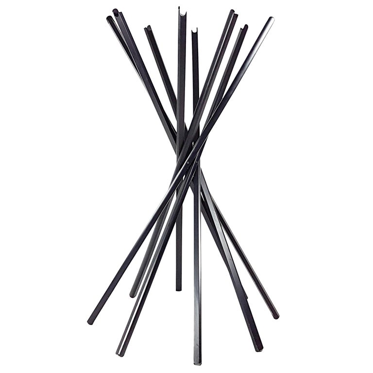 Portemanteau Design SCIANGAI De Zanotta En Frêne Teinté Noir - Modèle Iconique (Neuf)