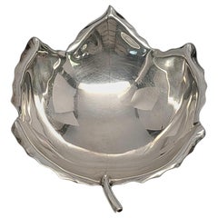 Sciarrotta Handmade Sterling Silver 15 Small Leaf Dish