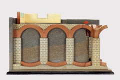 Scientific wooden model (1/30 scale) of architectural elements, Italy of the 40s